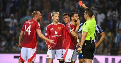 Aston Villa - Bruno Fernandes - Will Bruno Fernandes miss Aston Villa clash after second Man United red card in five days? - manchestereveningnews.co.uk - Portugal