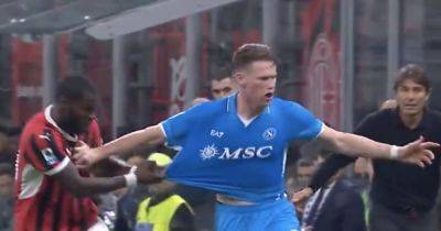 Scott McTominay gets a new Napoli nickname as stunning clip from Milan clash shows Serie A can't handle him