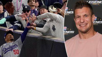 Ashley Landis - Rob Gronkowski - Rob Gronkowski says he knew Yankees fan in bizarre World Series moment: 'Congratulations for shining' - foxnews.com - New York - Los Angeles - state Arizona - county Kay