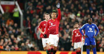 Manchester United player ratings vs Leicester City with Casemiro one of three 8s - but one player a concern