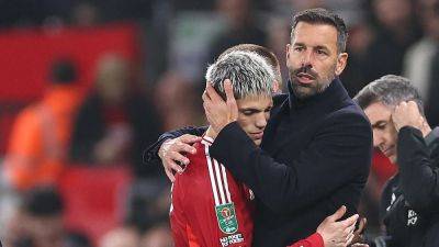 Bruno Fernandes - Conor Coady - Ruud Van-Nistelrooy - Sporting Lisbon - Alejandro Garnacho - Leicester City - United's Ruud awakening as Leicester are hit for five - rte.ie