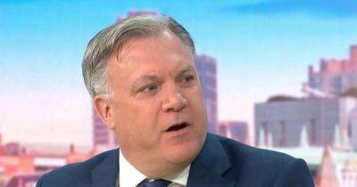 Good Morning Britain's Ed Balls told 'get out of the gutter' as co-star issues warning