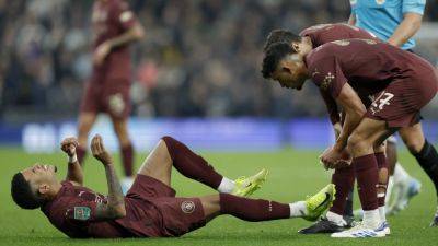 Manchester City 'in trouble' as injuries mount - Guardiola