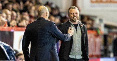 The moment Jimmy Thelin diffuses Rangers tirade from Philippe Clement as Aberdeen boss rises above Pittodrie powderkeg