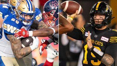 Blue Bombers' Oliveira, Ticats' Mitchell finalists for CFL outstanding player award