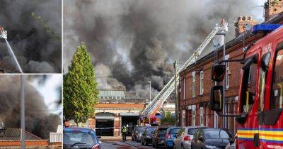 Manchester fire LIVE: Huge plumes of smoke billow over city with residents evacuated