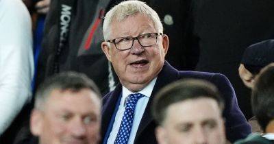 Manchester United legend Sir Alex Ferguson reacts to chaotic Porto draw during Rangers match