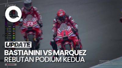 Video Bagnaia Juara Sprint Race MotoGP Jepang, Bastianini Vs Marquez Sengit