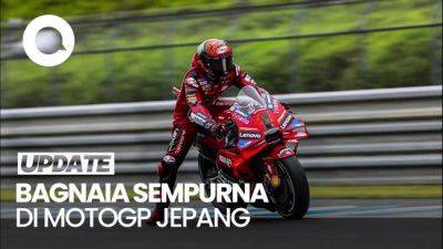 Video Bagnaia Sempurna di MotoGP Jepang, Acosta Crash Lagi