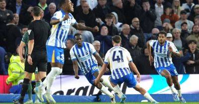 Brighton fight back from two goals down to beat Tottenham in Amex thriller