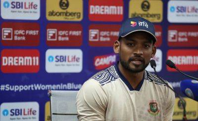 "Don't Know How To Score 180 Runs": Skipper Najmul Hossain Shanto Throws Bangladesh Under The Bus