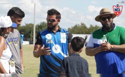 Shakib Al-Hasan - Vivian Richards - Suresh Raina - National Cricket League's Suresh Raina Welcomes, Takes Pictures With Afghan Refugees On Ground - sports.ndtv.com - Usa - New York - India - Los Angeles - Afghanistan