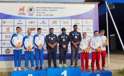 India Trio Wins Men's Team Gold In Junior Shooting World Championship, India Stay Top Of Medal Tally