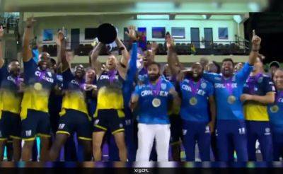 Aaron Jones - Faf Du Plessis - Aaron Jones, Roston Chase Lead Saint Lucia Kings To Maiden CPL Title - sports.ndtv.com - Afghanistan - Guyana - Saint Lucia