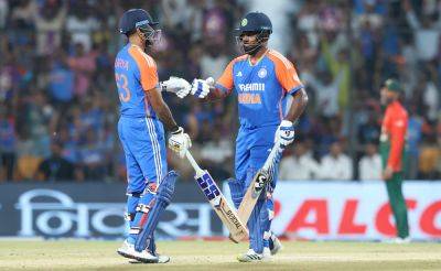 Openers Abhishek, Samson Seek To Impress As India Eye Convincing T20I Series Win