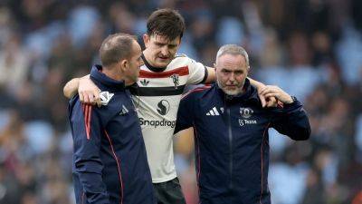 Harry Maguire to miss 'a few weeks' after injury picked up at Aston Villa