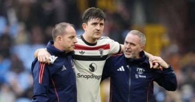 Man United defender Harry Maguire sidelined for ‘a few weeks’ through injury