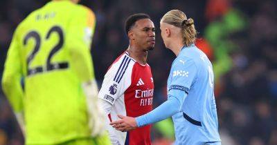 Gabriel Magalhaes - Man City star Erling Haaland breaks silence on Gabriel incident vs Arsenal in moody press conference - manchestereveningnews.co.uk - Brazil - Norway