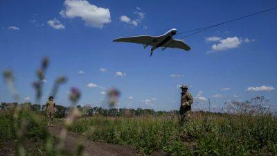 Ukraine and Russia barrage each other with dozens of drone attacks