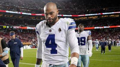 Cowboys' Dak Prescott elects to have season-ending surgery to address injured hamstring, Jerry Jones says