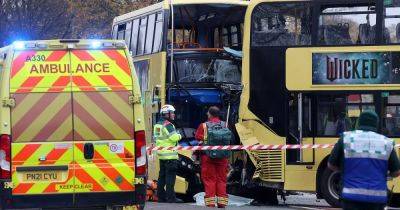 'Urgent' investigation update issued following horror double bus crash on edge of Manchester city centre
