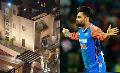 Rinku Singh - Watch: Inside Rinku Singh's Rs 3.5 Crore 6-Bedroom Lavish Bungalow With Roof Top Bar, Private Pool And '5 Sixes' Bat - sports.ndtv.com - India