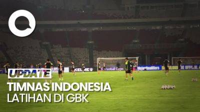 Video: Momen Timnas Indonesia Latihan Jelang Tanding Lawan Jepang