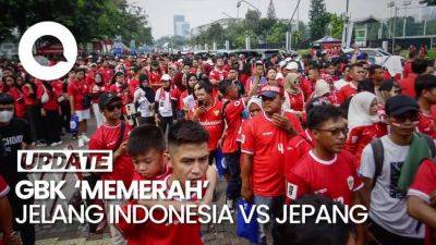 Video GBK 'Memerah' Jelang Timnas Indonesia Vs Jepang - sport.detik.com - Indonesia