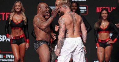 ‘He must die’: Jake Paul screams in-the-ring promise after slap by Mike Tyson