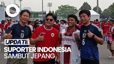 Video Momen Suporter Indonesia Berfoto Bersama Suporter Jepang di GBK - sport.detik.com - Indonesia