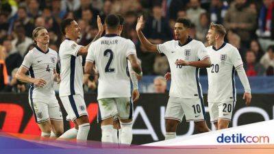Jude Bellingham - Curtis Jones - Ollie Watkins - Tino Livramento - Lewis Hall - Timnas Inggris - Tim Tiga Singa - Inggris Pake Pelapis, Hasilnya Tetap Manis - sport.detik.com - county Morgan
