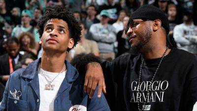 Carmelo Anthony - Following in their footsteps: Best father-son combos in sports - ESPN - espn.com - Usa - New York - San Francisco - state South Carolina - state Ohio - county Sanders - county Orange