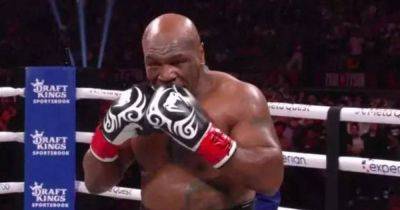 Jake Paul - Mike Tyson - Ariel Helwani - Why Mike Tyson was biting his gloves during Jake Paul Netflix fight - manchestereveningnews.co.uk - county Dallas