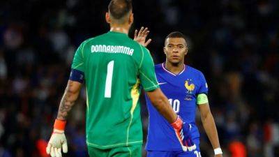 Didier Deschamps - Paris St Germain - Kylian Mbappe - Gianluigi Donnarumma - Luciano Spalletti - Italy's Donnarumma surprised by Mbappe absence but wary of France replacements - channelnewsasia.com - France - Germany - Switzerland - Italy - county Bradley - county Warren