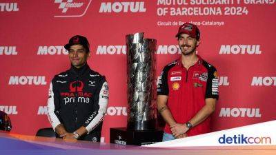 Francesco Bagnaia - Jorge Martín - Pramac Ducati - Begini Skenario Juara MotoGP 2024: Martin atau Bagnaia? - sport.detik.com