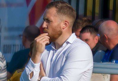 Ebbsfleet United manager Harry Watling reacts to 6-0 National League defeat at home to Solihull Moors, the Fleet’s biggest home league defeat in 33 years