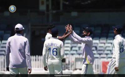 Yashasvi Jaiswal - Mohammed Siraj - Devdutt Padikkal - Jasprit Bumrah - Bumrah, Siraj In Full Swing, Jaiswal Surprise In India vs India A Practice Game - sports.ndtv.com - Australia - New Zealand - India