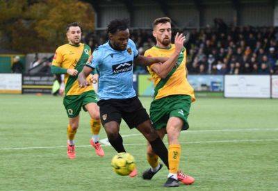 Maidstone United manager George Elokobi’s damning assessment of FA Trophy defeat at Horsham