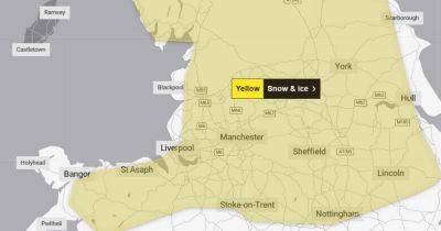 Met Office issues update as 15-hour snow and ice warning hits Greater Manchester