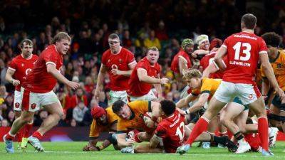 James Botham - Gareth Anscombe - Warren Gatland - Aaron Wainwright - Noah Lolesio - Len Ikitau - Tom Wright - Sam Costelow - Australia condemn hapless Wales to record run of defeats - channelnewsasia.com - Australia