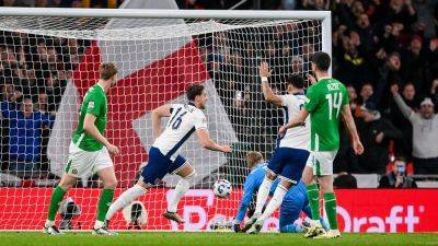 Jude Bellingham - Kyle Walker - Harry Kane - Curtis Jones - Conor Gallagher - Lee Carsley - International - Red card tips scales as ruthless England run riot - rte.ie - Ireland