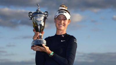 Nelly Korda - Charley Hull - Back-nine surge sees Nelly Korda land The Annika - rte.ie - Saudi Arabia
