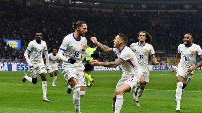 Didier Deschamps - Les Bleus - Kylian Mbappe - Red Devils - Federico Dimarco - Christopher Nkunku - Lucas Digne - Guglielmo Vicario - Adrien Rabiot - Andrea Cambiaso - International - Rabiot and Digne help France to secure top spot with win over Italy - channelnewsasia.com - France - Belgium - Italy - Israel