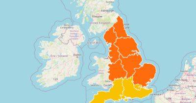 First amber health alert issued as cold weather grips the UK - full list of areas