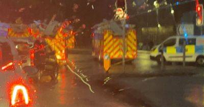 Swansea fire in high-rise building prompts major emergency services response