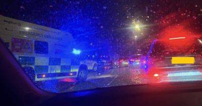 Huge emergency service presence in village after woman rescued from canal - manchestereveningnews.co.uk