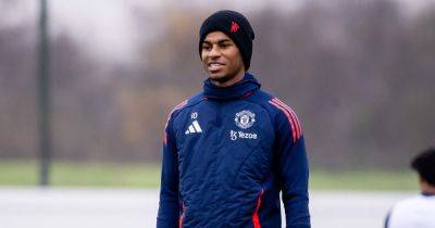 Marcus Rashford gives three-word verdict on Ruben Amorim's first Man United training session