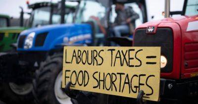 Thousands of farmers head to London for inheritance tax protest - live updates