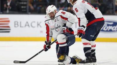Ovechkin week to week with leg injury, disrupting pursuit of Gretzky's NHL goals record