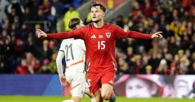 Harry Wilson - Brennan Johnson - Daniel James - Danny Ward - Joe Rodon - Liam Cullen - Mark Harris - Karl Darlow - Liam Cullen leads Wales to Nations League promotion - breakingnews.ie - Turkey - Montenegro - Jordan - Iceland - county Craig - county Johnson - county Roberts